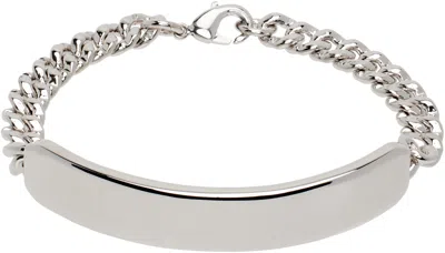 Apc Silver Darwin Chain Bracelet In Rab Silver