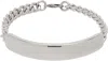Apc Silver Darwin Curb Chain Bracelet In Rab Silver