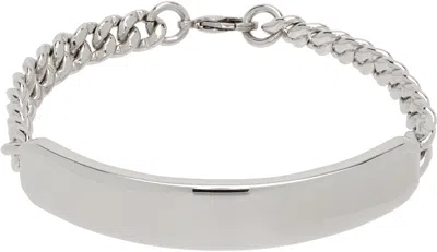 Apc Silver Darwin Curb Chain Bracelet In Rab Silver
