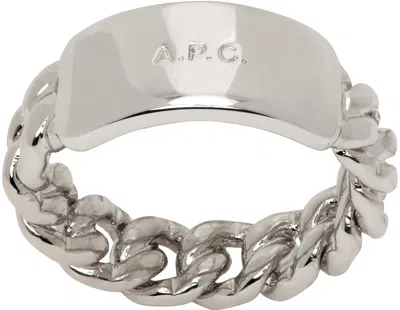 Apc Silver Darwin Ring In Rab Silver