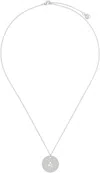 Apc Silver Eloi Perforé Necklace In Rab Silver