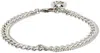 Apc Silver Minimal Bracelet In Rab Silver