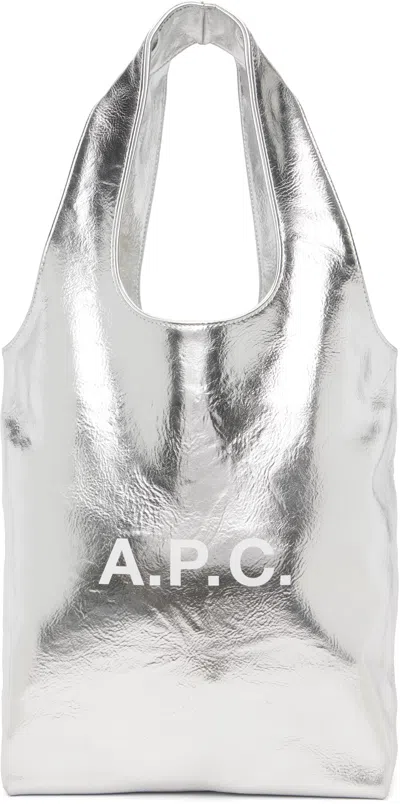 Apc Silver Ninon Small Tote