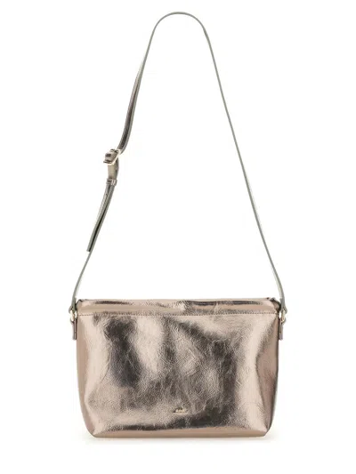 Apc A.p.c. Silver Shoulder Bag