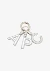 A.p.c. Lettres Keychain In Metallic