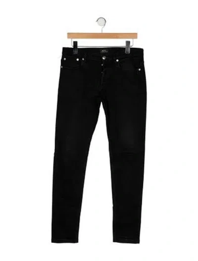 Pre-owned Apc Skinny Jeans In Black