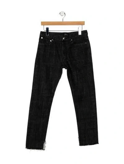 Pre-owned Apc Skinny Jeans In Black