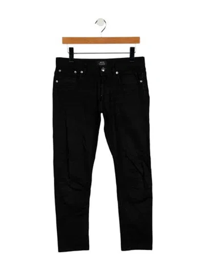 Pre-owned Apc Skinny Jeans In Black