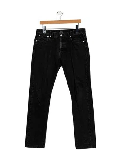 Pre-owned Apc Skinny Jeans In Black