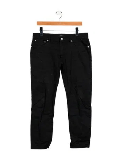 Pre-owned Apc Skinny Jeans In Black