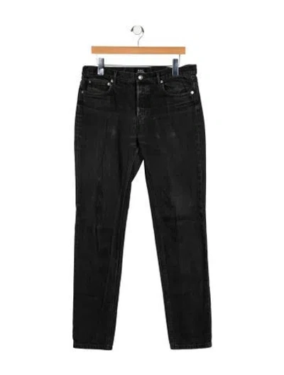 Pre-owned Apc Skinny Jeans In Black