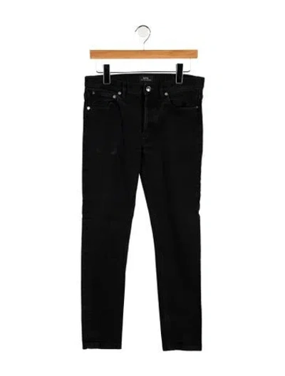 Pre-owned A.p.c. Skinny Jeans In Black
