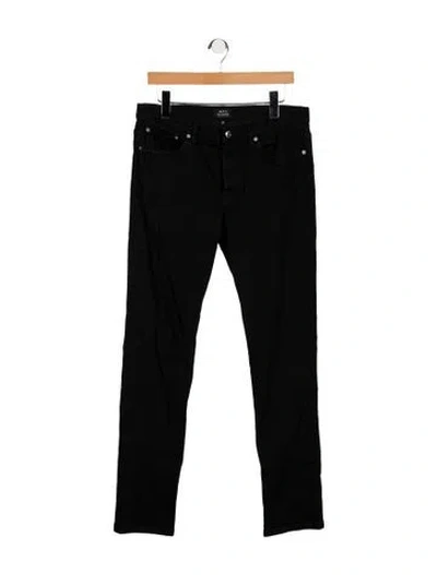 Pre-owned Apc Skinny Jeans In Black