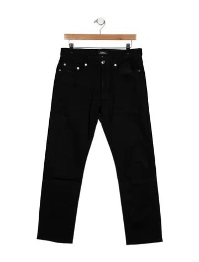 Pre-owned A.p.c. Skinny Jeans In Black