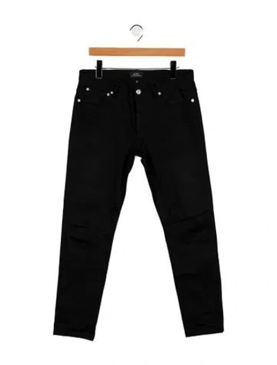 Pre-owned A.p.c. Skinny Jeans In Black