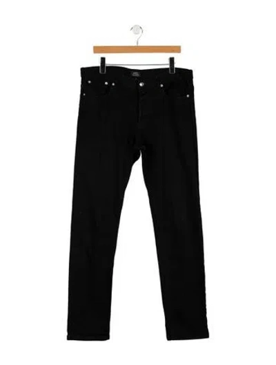 Pre-owned A.p.c. Skinny Jeans In Black