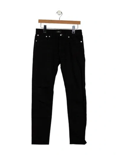Pre-owned Apc Skinny Jeans In Black