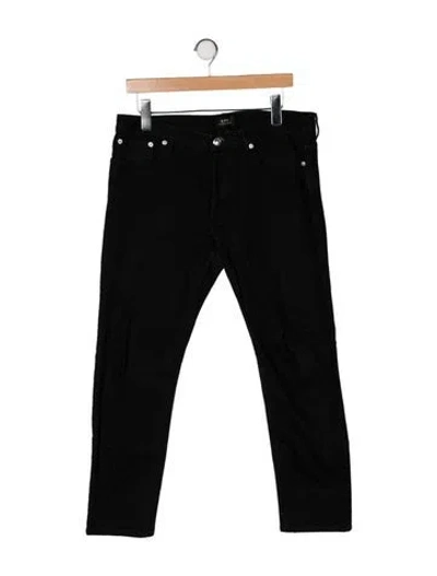 Pre-owned Apc Skinny Jeans In Black