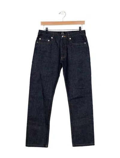 Pre-owned A.p.c. Skinny Jeans In Blue