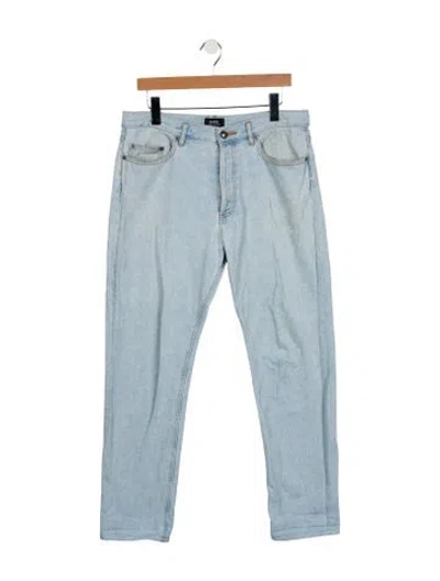 Pre-owned Apc Skinny Jeans In Blue
