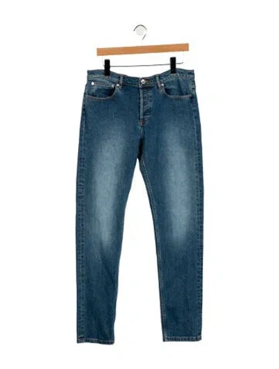 Pre-owned Apc Skinny Jeans In Blue