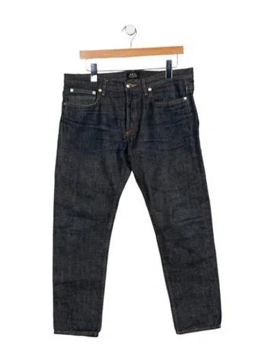 Pre-owned Apc Skinny Jeans In Blue