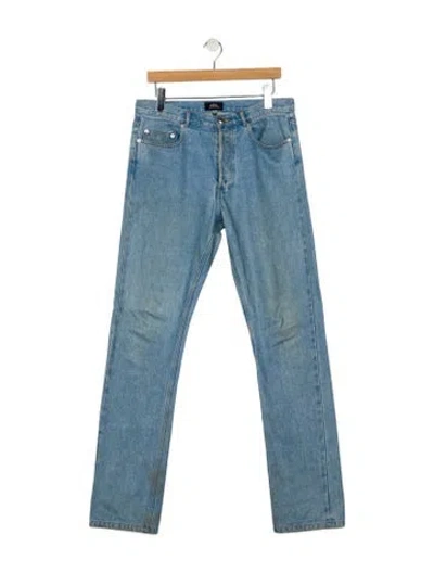 Pre-owned Apc Skinny Jeans In Blue