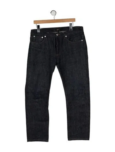 Pre-owned Apc Skinny Jeans In Blue