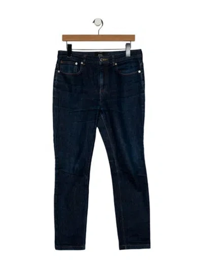 Pre-owned Apc Skinny Jeans In Blue