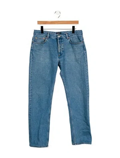 Pre-owned Apc Skinny Jeans In Blue
