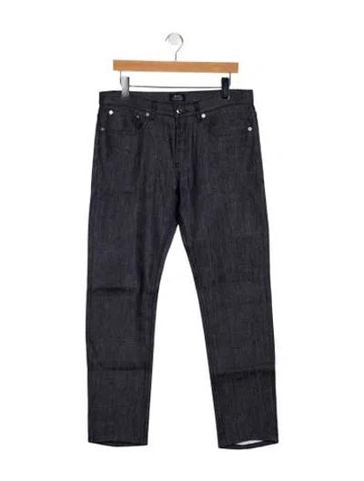 Pre-owned Apc Skinny Jeans In Blue