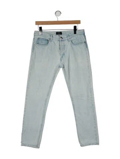 Pre-owned A.p.c. Skinny Jeans In Blue