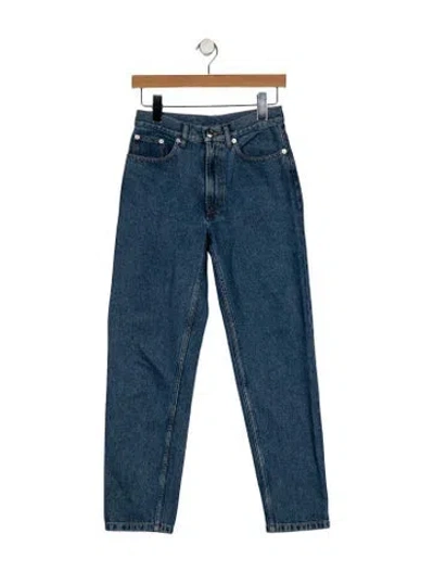 Pre-owned Apc Skinny Jeans In Blue