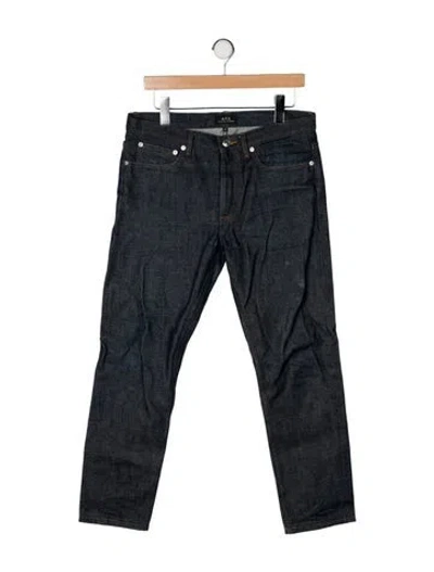 Pre-owned A.p.c. Skinny Jeans In Blue