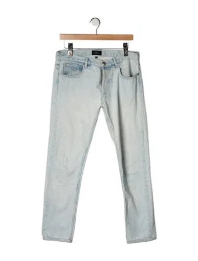 Pre-owned A.p.c. Skinny Jeans In Blue