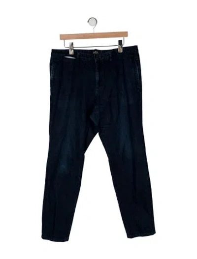 Pre-owned A.p.c. Skinny Jeans In Blue