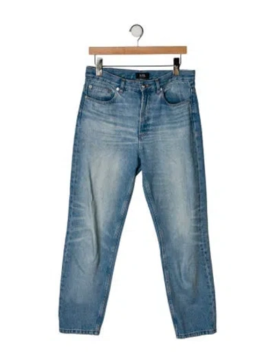 Pre-owned A.p.c. Skinny Jeans In Blue