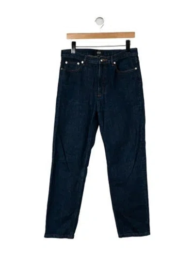 Pre-owned A.p.c. Skinny Jeans In Blue