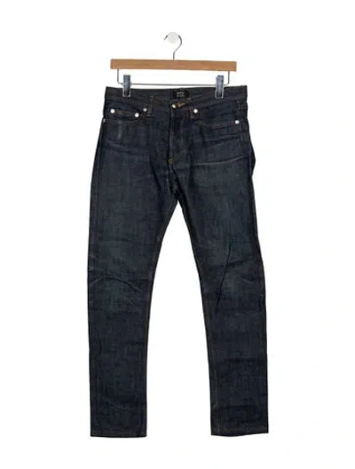 Pre-owned A.p.c. Skinny Jeans In Blue