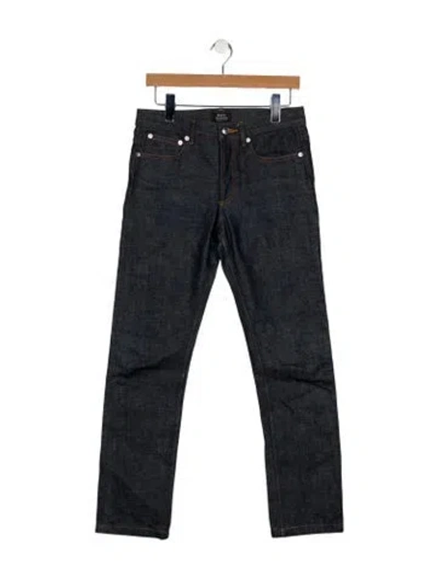 Pre-owned A.p.c. Skinny Jeans In Blue