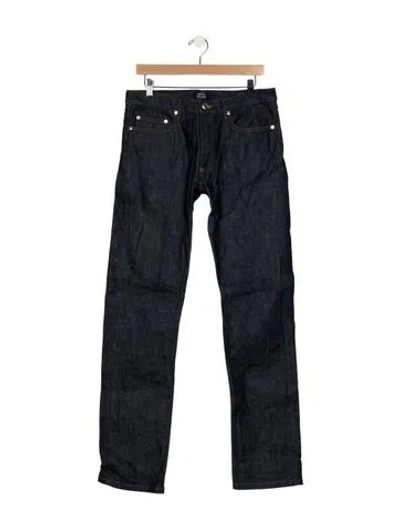 Pre-owned A.p.c. Skinny Jeans In Blue