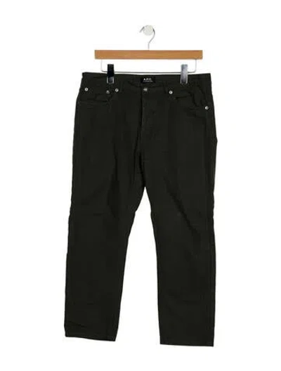 Pre-owned Apc Skinny Jeans In Gray