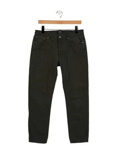 Pre-owned A.p.c. Skinny Jeans In Gray