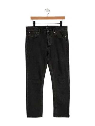 Pre-owned A.p.c. Skinny Jeans In Gray