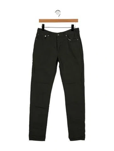 Pre-owned Apc Skinny Jeans In Green
