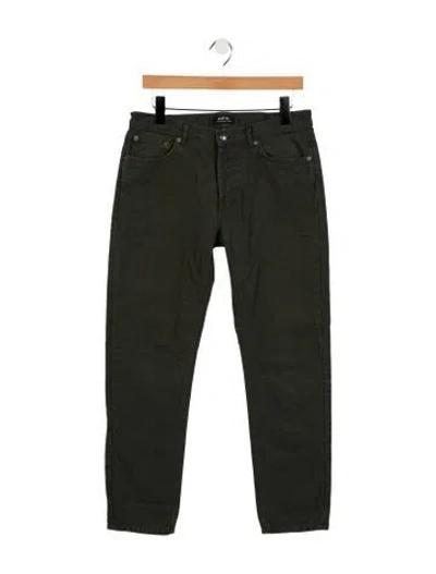Pre-owned A.p.c. Skinny Jeans In Grey