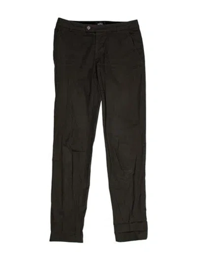Pre-owned Apc Skinny Leg Pants In Gray