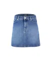 Apc A.p.c. Gonna Jupe Moss Washed Indigo