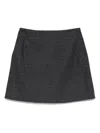 Apc Skirt Wool Houndstooth Pattern