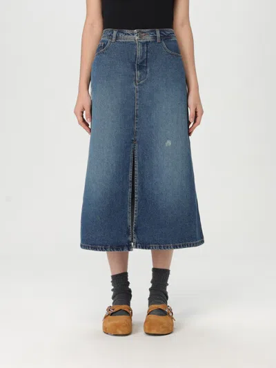 Apc Skirt A.p.c. Woman Color Blue
